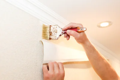 Pose de papier peint à Thorame-Basse — revêtements muraux et toiles de verre